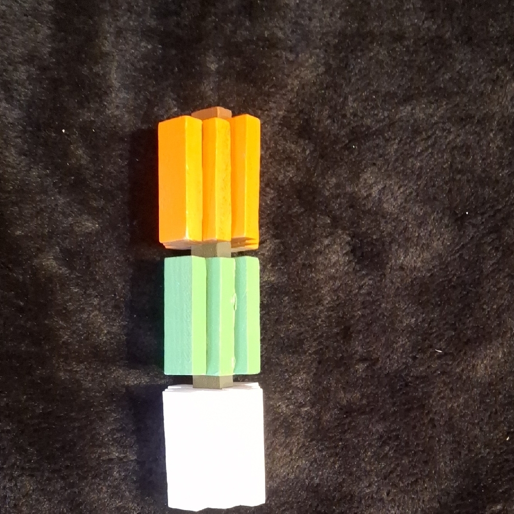 🥑Colorful Wooden Pumpkin Block Stack
